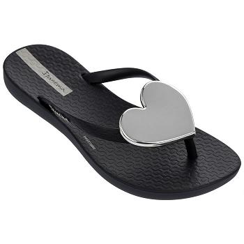 Ipanema Slippers Kinderen Maxi Heart Zwart IY5649810 Belgie